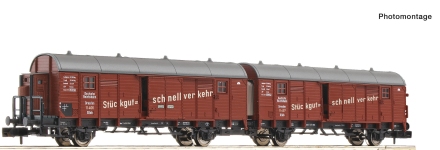 Fleischmann 6660033 - N - 2-tlg. Set Leig-Wageneinheit Dresden, DRG, Ep. II - Set 2